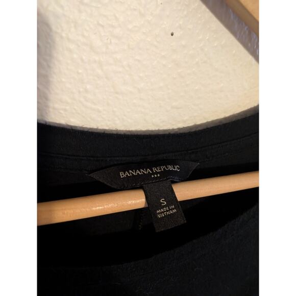 Banana Republic factory black viscose sweater size S fall basics - Picture 3 of 6